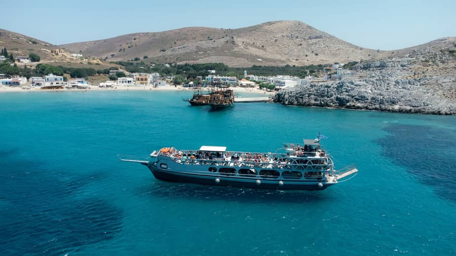 Kos Pearl Cruise Anchored Village Beach