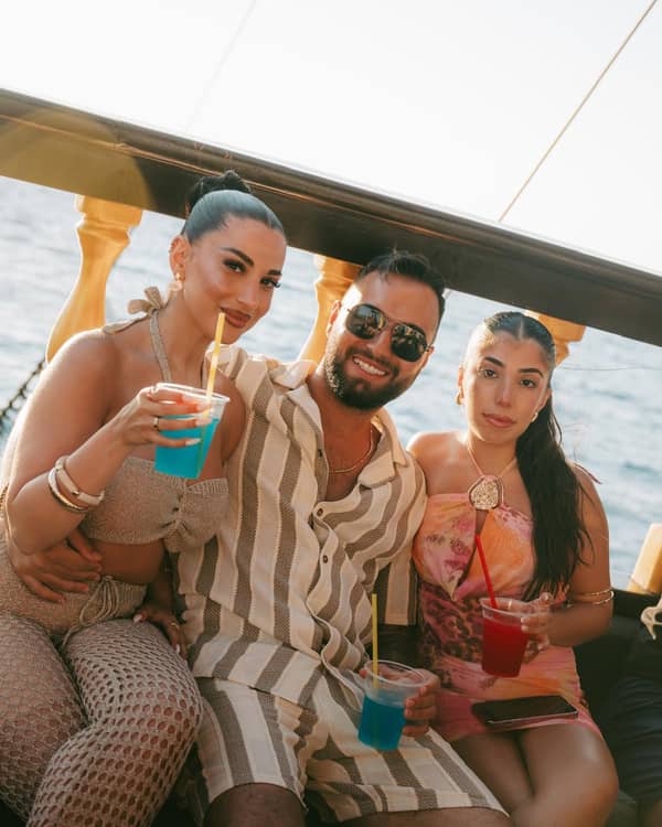 Guests Cocktails Pirate Cruise Kos