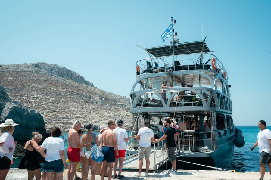 Kos Pearl Cruise Boarding Gangway Quay